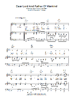 Dear Lord And Father Of Mankind von Traditional (Download) 