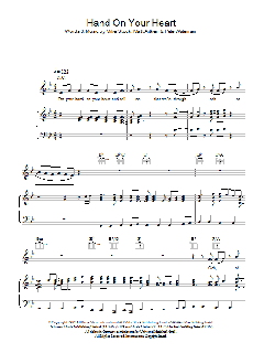 Hand On Your Heart von Kylie Minogue (Download) 