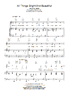 All Things Bright And Beautiful von Cecil Frances Alexander (Download) 