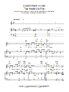 I Don't Want To Set The World On Fire von The Ink Spots (Download) 