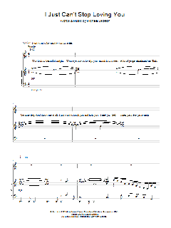 I Just Can't Stop Loving You von Michael Jackson (Download) 