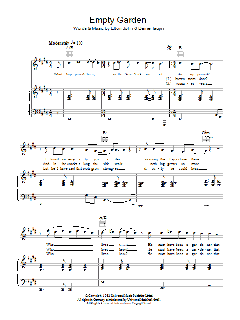 Empty Garden von Elton John (Download) 