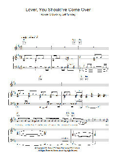 Lover, You Should've Come Over von Jamie Cullum (Download) 