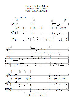 Thine Be The Glory von George Frideric Handel (Download) 