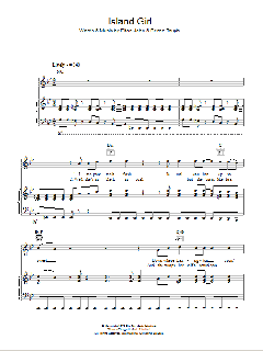 Island Girl von Elton John (Download) 
