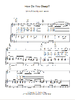 How Do You Sleep? von John Lennon (Download) 