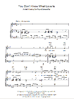 You Don't Know What Love Is von Andy Williams (Download) 