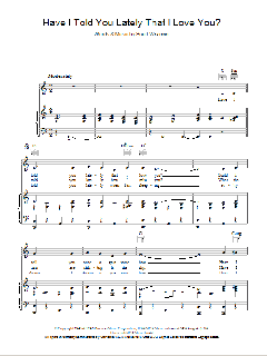 Have I Told You Lately That I Love You? von Bing Crosby (Download) 