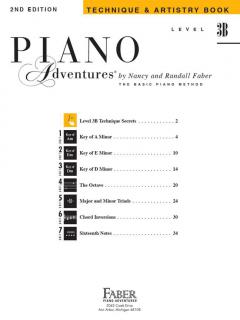 Piano Adventures: Technique & Artistry Book - Level 3B von Randall Faber 