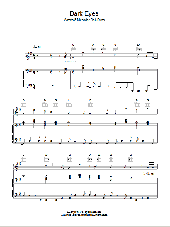 Dark Eyes von Bob Dylan (Download) 