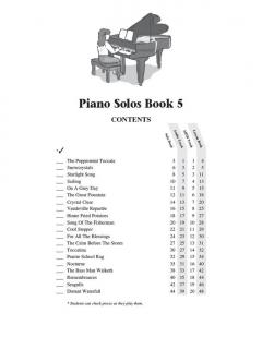 Piano Solos Book 5 