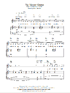 Ya Never Know von Alan Menken (Download) 