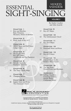 Essential Sight-Singing Vol. 2 (Emily Crocker) 