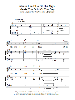 Where The Blue Of The Night Meets The Gold Of The Day von Bing Crosby (Download) 