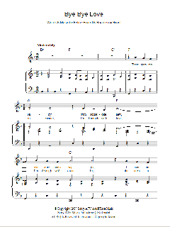 Bye Bye Love von Everly Brothers (Download) 