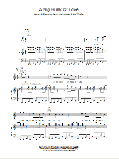 A Big Hunk O' Love von Elvis Presley (Download) 