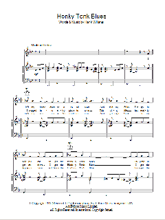 Honky Tonk Blues von Hank Williams (Download) 
