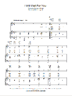 I Will Wait For You von Michel Legrand (Download) 