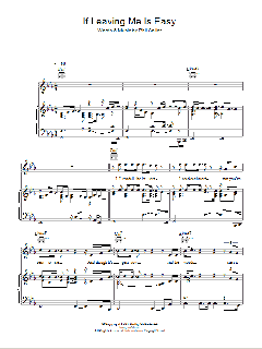 If Leaving Me Is Easy von Phil Collins (Download) 