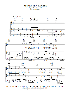 Tell Me On A Sunday von Andrew Lloyd Webber (Download) 