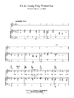 It's A Lovely Day Tomorrow von Irving Berlin (Download) 