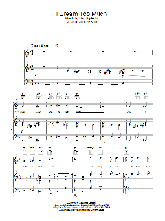 I Dream Too Much von Jerome Kern (Download) 