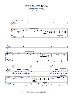 How Little We Know von Hoagy Carmichael (Download) 