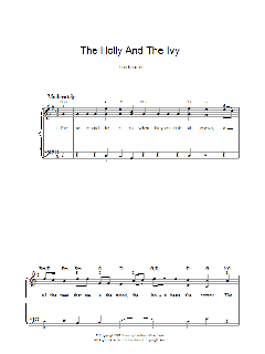 The Holly And The Ivy von Traditional (Download) 