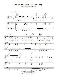 You Can't Hold On Too Long von Elmer Bernstein (Download) 