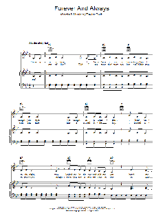 Forever And Always von Taylor Swift (Download) 