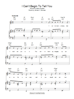 I Can't Begin To Tell You von Bing Crosby (Download) 