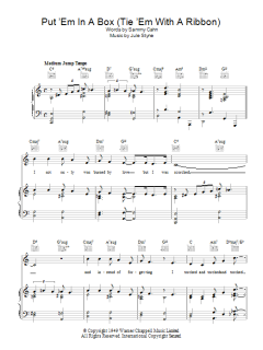 Put 'Em In A Box (Tie 'Em With A Ribbon) von Doris Day (Download) 