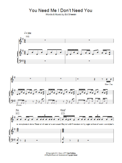 You Need Me, I Don't Need You von Ed Sheeran (Download) 