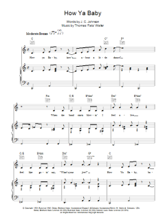 How Ya Baby von Fats Waller (Download) 
