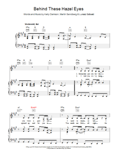 Behind These Hazel Eyes von Kelly Clarkson (Download) 