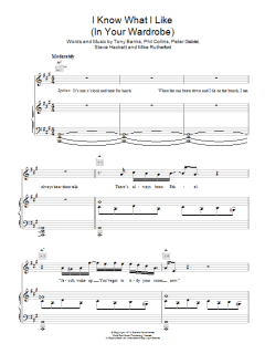 I Know What I Like (In Your Wardrobe) von Genesis (Download) 