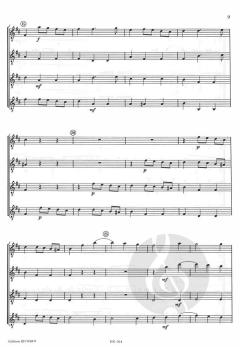 Konzert D-Dur für 4 Gitarren von Georg Philipp Telemann 