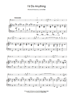 I'd Do Anything von Lionel Bart (Download) 