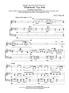 Wherever You Are von Paul Mealor (Download) 