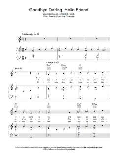 Goodbye Darling, Hello Friend von The Andrews Sisters (Download) 