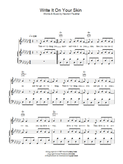 Write It On Your Skin von Newton Faulkner (Download) 