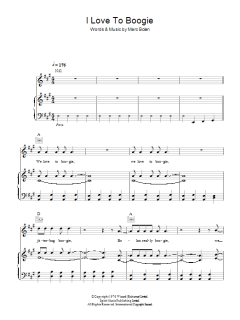 I Love To Boogie von T. Rex (Download) 