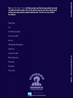 Drum Play-Along Vol. 11: Jimi Hendrix Smash Hits (Jimi Hendrix) 