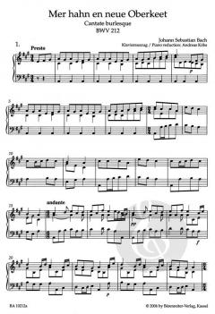 Mer hahn en neue Oberkeet von Johann Sebastian Bach 