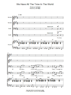 We Have All The Time In The World von Louis Armstrong (Download) 