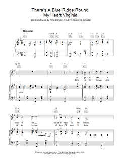 There's A Blue Ridge Round My Heart Virginia von Alfred Bryan (Download) 