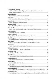 The Choral Director's Cookbook (Alan Gumm) 