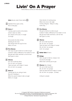 Livin' On A Prayer von Bon Jovi (Download) 