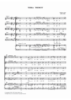 Terra Tremuit von William Byrd (Download) 