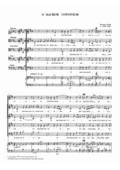 O Sacrum Convivium von Thomas Tallis (Download) 